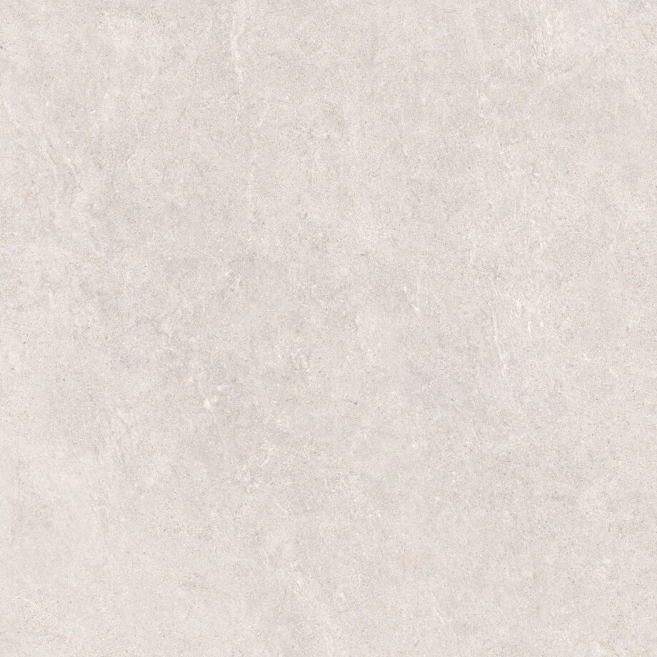 039.840.0108.14047-1 Halbpolierte Bodenfliese aus Feinsteinzeug in Steinoptik Tau Caribbean White SP, 60x60 cm, 9 mm, Weiß, rektifiziert