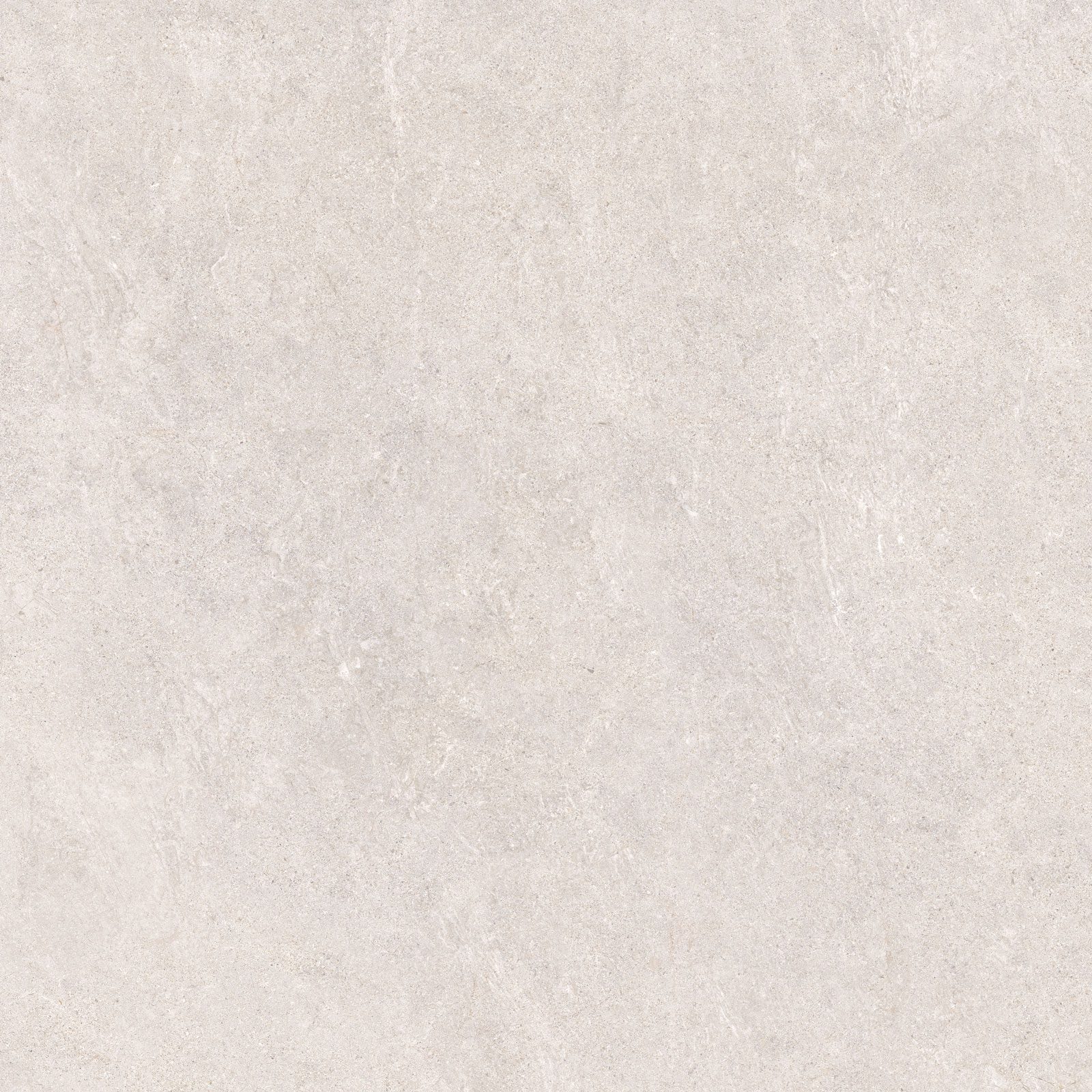 Halbpolierte Bodenfliese aus Feinsteinzeug in Steinoptik Tau Caribbean White SP, 60x60 cm, 9 mm, Weiß, rektifiziert
