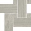 041.096.0183.09300-1 Mosaikfliese aus Feinsteinzeug in Holzoptik Tau Loire Silver Legno, 22x22 cm, Silbergrau