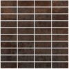 041.180.0898.03972-1 Mosaikfliese aus Feinsteinzeug in Cortenstahl-Optik Tau Corten A, 30x30 cm, Rostbraun