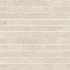 Mosaikfliese aus Feinsteinzeug in Steinoptik Tau Campaspero TXT Linen, 30x30 cm, Leinenbeige