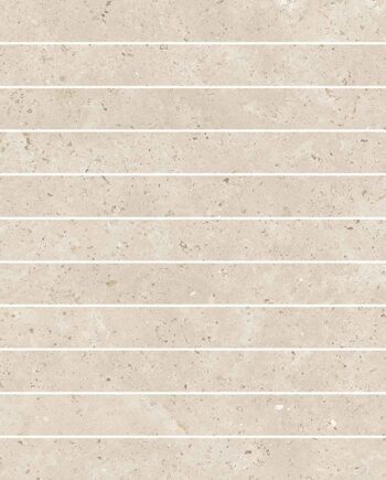 Mosaikfliese aus Feinsteinzeug in Steinoptik Tau Campaspero TXT Linen, 30x30 cm, Leinenbeige