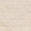 041.897.0313.15205-1 Mosaikfliese aus Feinsteinzeug in Steinoptik Tau Dorset Linen 3x15, 30x30 cm, Leinenbeige