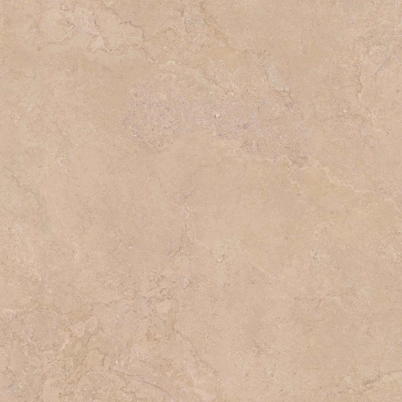 Großformatige dünne Feinsteinzeugplatte in Steinoptik Tau Dorset Sand, 160x160 cm, 7,8 mm, Sandbeige, rektifiziert