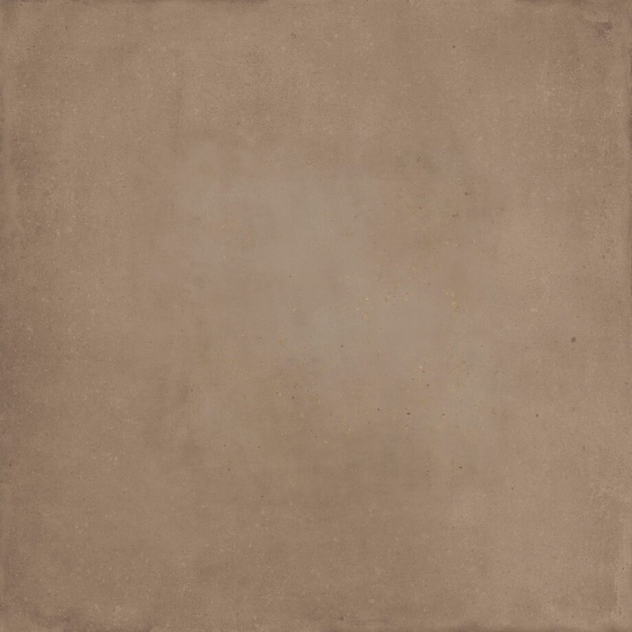 085.002.0154.15724-1 Matte Bodenfliese aus Feinsteinzeug in Betonoptik Tau Detroit Cotto, 120x120 cm, 7,8 mm, Terrakotta, R10, rektifiziert