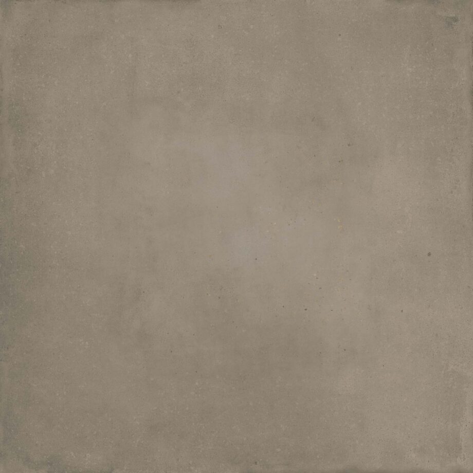 085.002.0408.15724-1 Matte Bodenfliese aus Feinsteinzeug in Betonoptik Tau Detroit Greige, 120x120 cm, 7,8 mm, Greige, R10, rektifiziert