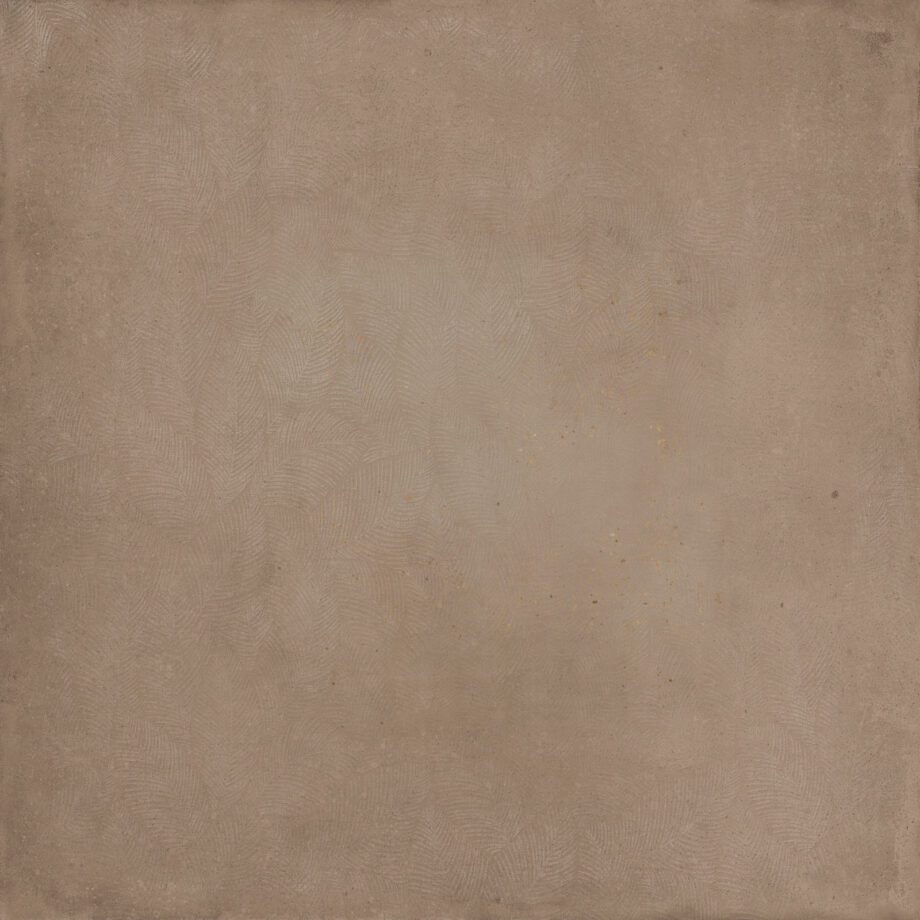 085.002.0154.15764-1 Dekorfliese aus Feinsteinzeug in Betonoptik Tau Detroit Cotto Dc, 120x120 cm, 7,8 mm, Terrakotta, R10, rektifiziert