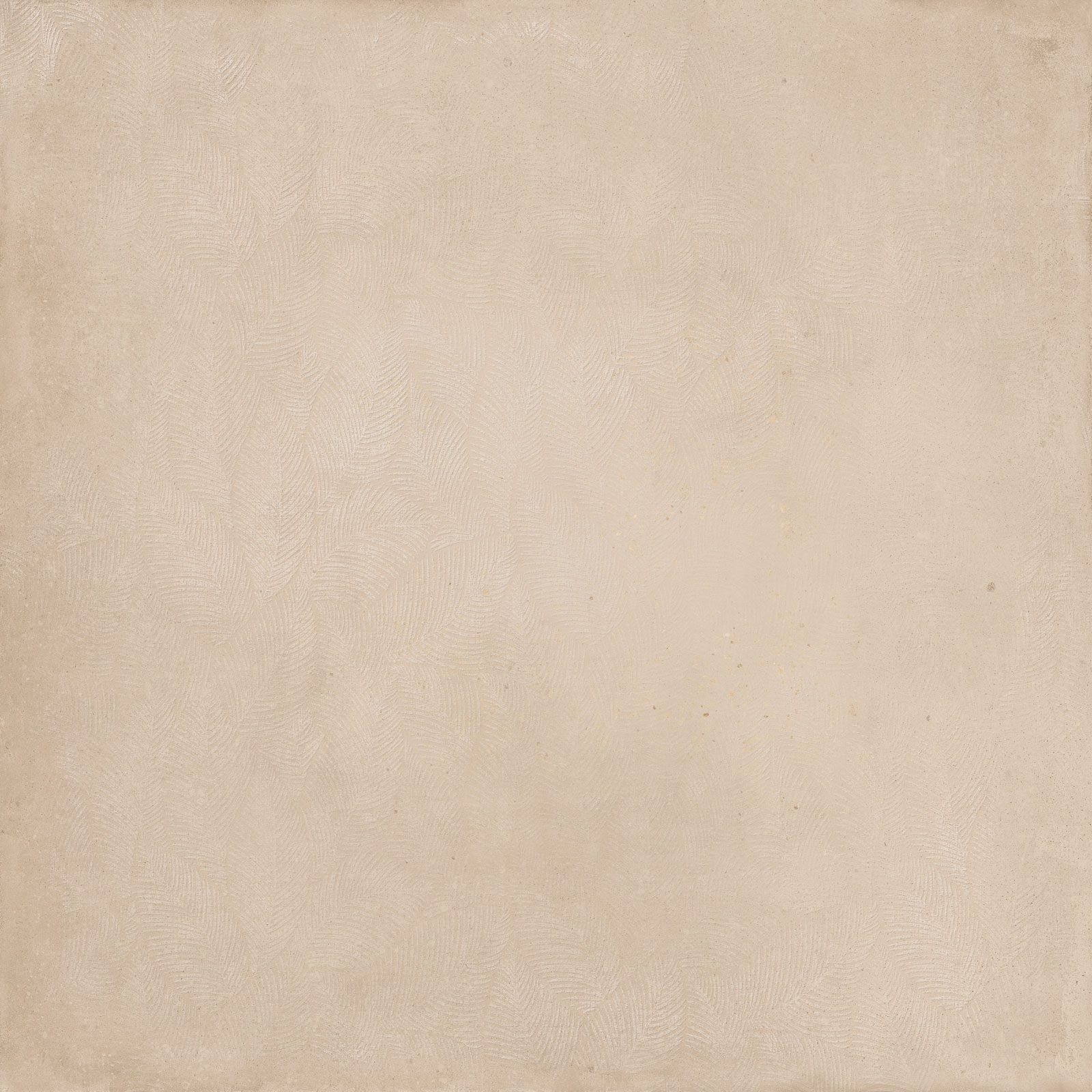 Dekorfliese aus Feinsteinzeug in Betonoptik Tau Detroit Linen Dc, 120x120 cm, 7,8 mm, Leinen, R10, rektifiziert