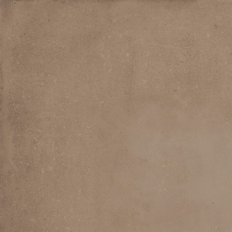 085.017.0154.15724-1 Matte Bodenfliese aus Feinsteinzeug in Betonoptik Tau Detroit Cotto, 60x60 cm, 7,8 mm, Terrakotta, R10, rektifiziert