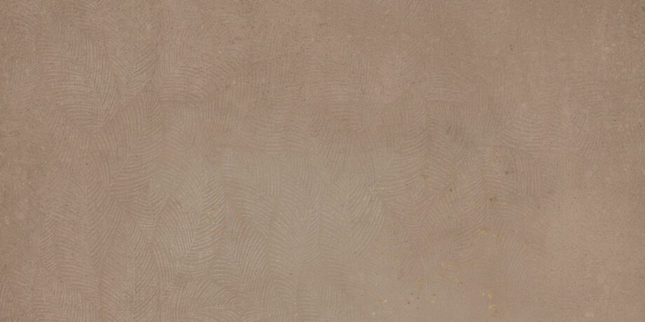 085.022.0154.15764-1 Dekorfliese aus Feinsteinzeug in Betonoptik Tau Detroit Cotto Dc, 60x120 cm, 7,8 mm, Terrakotta, R10, rektifiziert