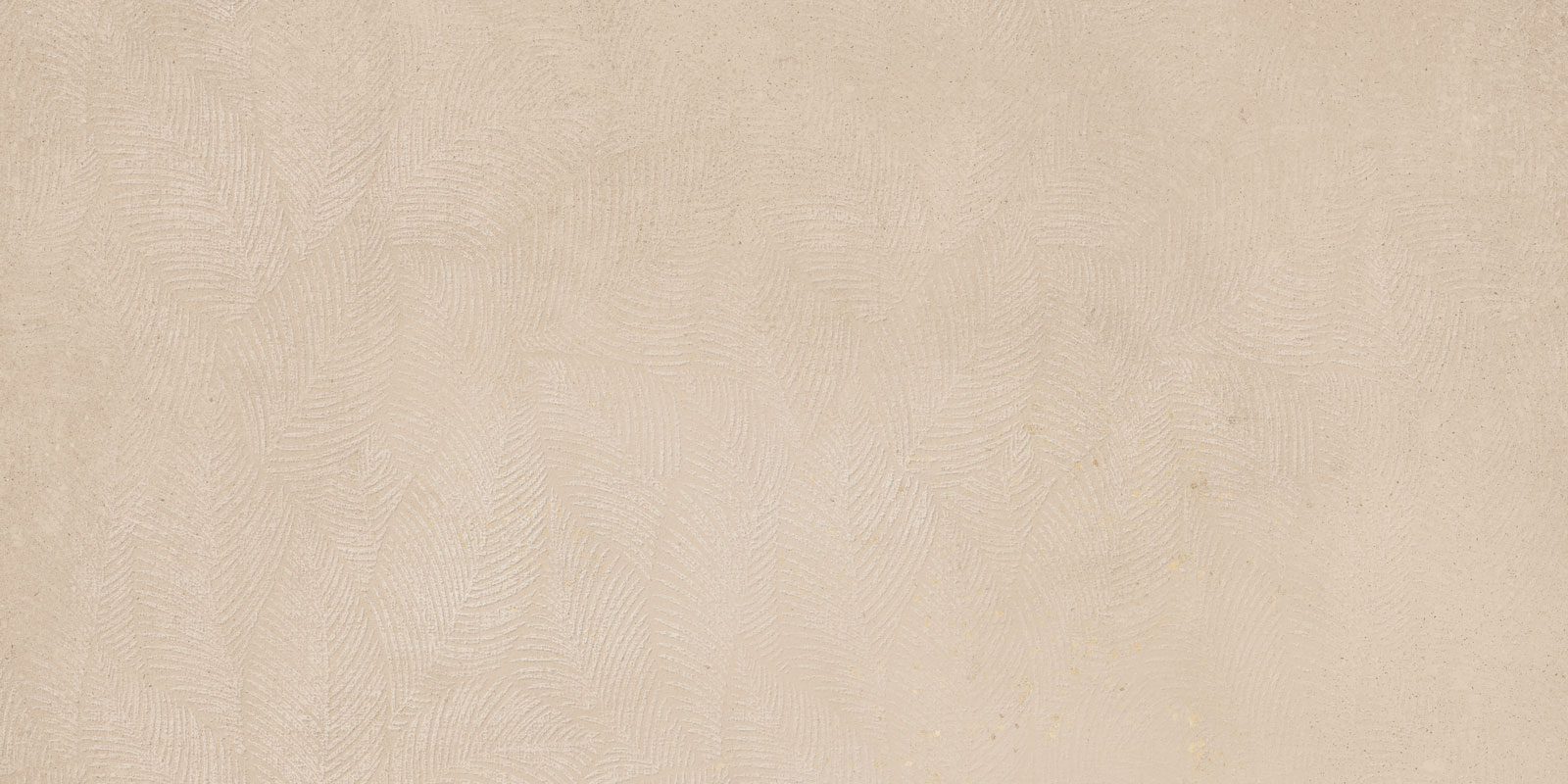 Dekorfliese aus Feinsteinzeug in Betonoptik Tau Detroit Linen Dc, 60x120 cm, 7,8 mm, Leinen, R10, rektifiziert