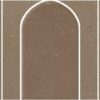 088.141.0154.15724-1 Mosaikfliese aus Feinsteinzeug in Betonoptik Tau Detroit Cotto Arco, 43,7x14,3 cm, Terrakotta