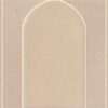 088.141.0313.15724-1 Mosaikfliese aus Feinsteinzeug in Betonoptik Tau Detroit Linen Arco, 43,7x14,3 cm, Leinen