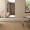 Matte Bodenfliese aus Feinsteinzeug in Terrazzo-Optik Tau Sassy Greige, 90x90 cm, Greige, R10, rektifiziert – 2