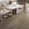 Matte Bodenfliese aus Feinsteinzeug in Holzoptik Tau Nordicwood Umber, 25x150 cm, Umbra, rektifiziert – 2