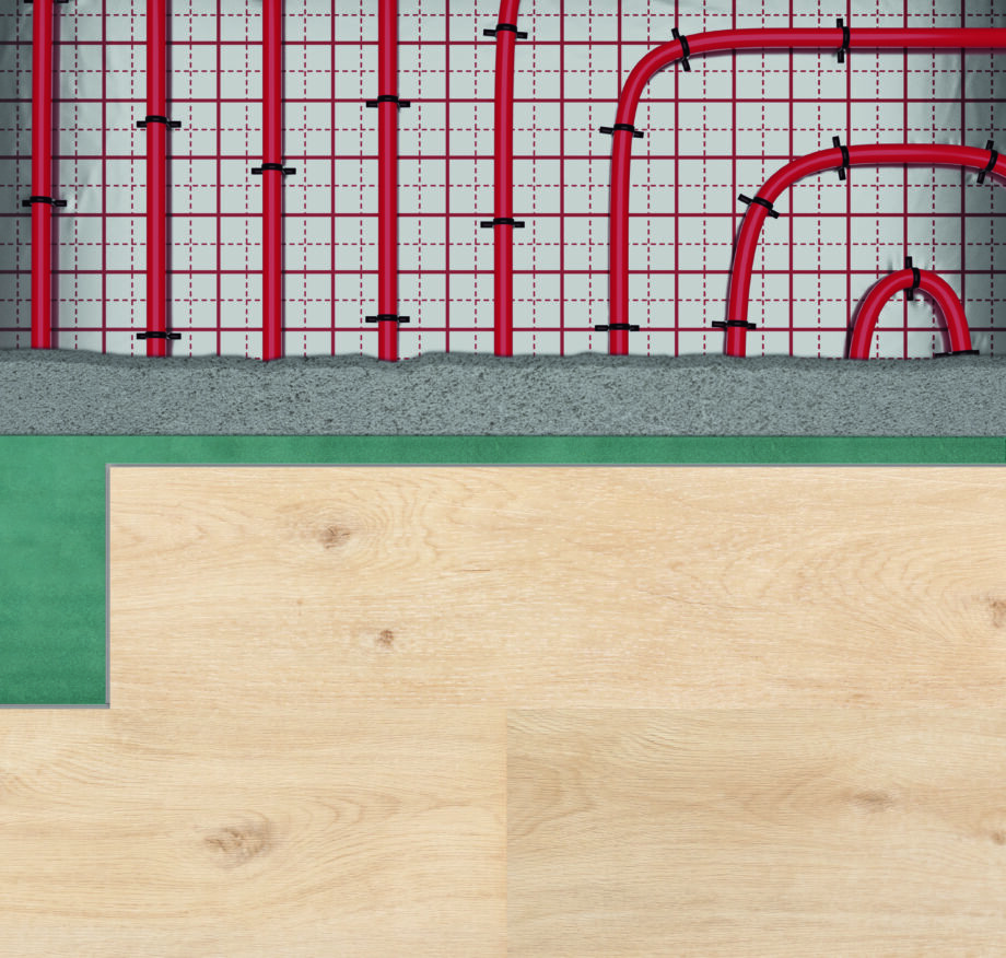 ffy-u002-3 Unterlage Floorify Performance für Vinylboden und Fussbodenheizung, 1,5 mm, 10 m² Rolle – 3