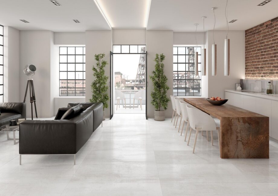 017.869.0012.03972-3 Bodenfliese aus Feinsteinzeug in Cortenstahl-Optik Tau Corten Blanco, 60x120 cm, 10,5 mm, Weiß, rektifiziert – 3