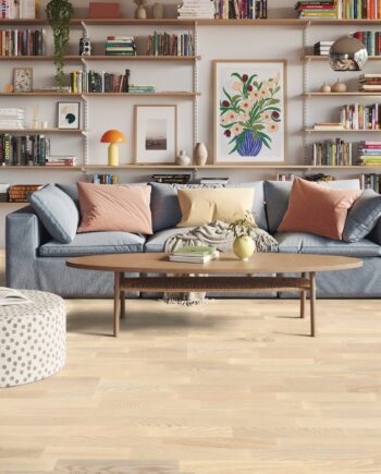 3-Stab Parkett Tarkett, Shade, Esche Linen White (weiss) TreS, 3-Stab, gebeizt und Proteco Natura matt versiegelt