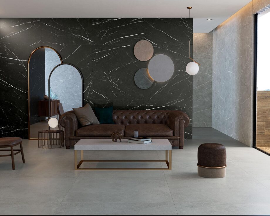 Feinsteinzeug Terrassenplatte in Betonoptik Tau Integra Gray, 60x120 cm, 20 mm, Grau, R11, rektifiziert – 2