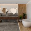 041.347.0368.08706-2 Polierte Bodenfliese aus Feinsteinzeug in Steinoptik Tau Mainstone Gray Pol, 120x120 cm, 9 mm, Grau, rektifiziert – 2