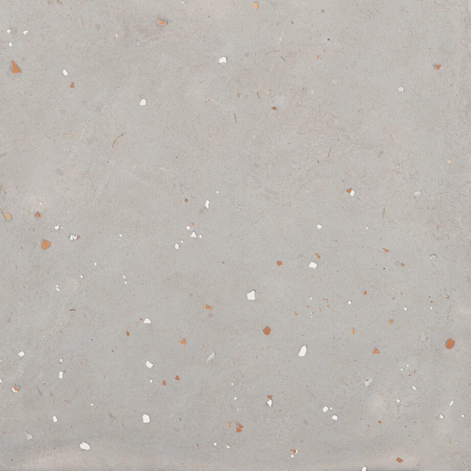 abk-moooi-egg-scape-concrete-0021285-1 Feinsteinzeug Fliese in Terrazzo-Optik ABK Moooi Egg Scape Concrete, 120x120 cm, 8,5 mm, natur matt