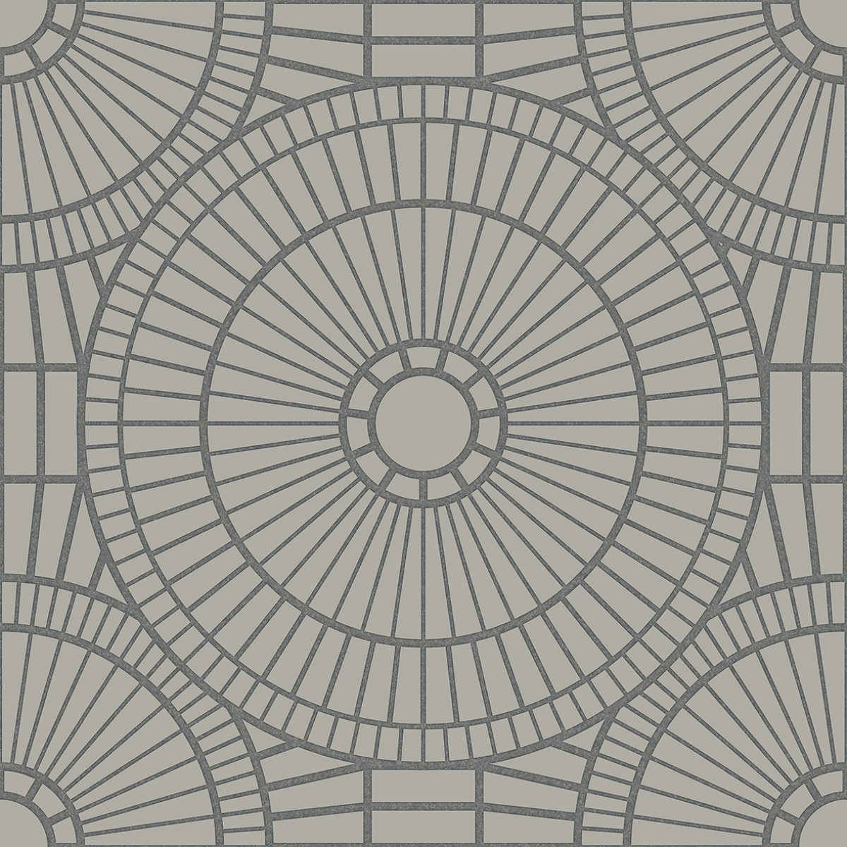 3D-Relief Feinsteinzeug Dekorfliese ABK Moooi Decor Library Hypnotic Owl Titanium, 60x60 cm, 8,5 mm, 3D-Reliefoberfläche