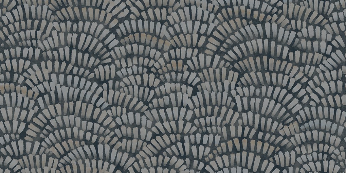 3D-Relief Feinsteinzeug Dekorfliese ABK Moooi Decor Library Plumage Raven, 60x120 cm, 8,5 mm, 3D-Reliefoberfläche