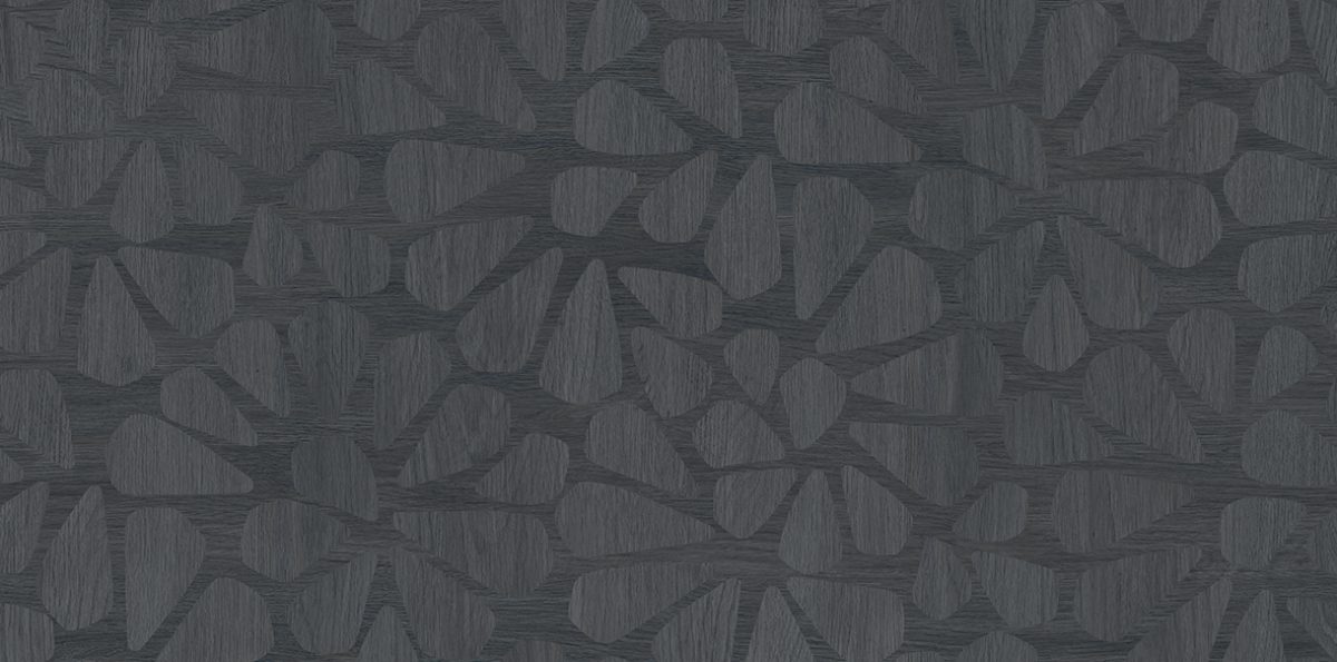3D-Relief Feinsteinzeug Dekorfliese ABK Moooi Decor Library Passage Black, 60x120 cm, 8,5 mm, 3D-Reliefoberfläche