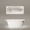 Einbau-Badewanne PAA UNO 170 170x75 cm, Mineralguss – 3