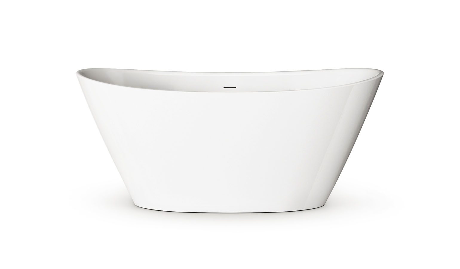 Freistehende Badewanne PAA AMORE 160x85 cm, Mineralguss