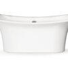 Eraldiseisev kivivann PAA BEL CANTO 180×85 cm, läikiv kivimass Freistehende Badewanne PAA BEL CANTO 180x85 cm, Mineralguss