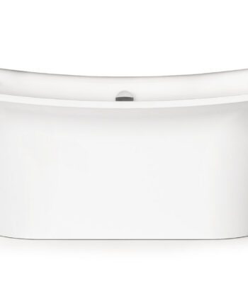 PAA BEL CANTO freistehende Badewanne aus Mineralguss 180x85 cm, glänzend