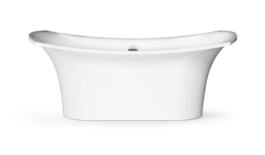 Eraldiseisev kivivann PAA BEL CANTO 180×85 cm, läikiv kivimass Freistehende Badewanne PAA BEL CANTO 180x85 cm, Mineralguss