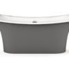 Eraldiseisev kivivann PAA BEL CANTO 180×85 cm, läikiv kivimass 8 Freistehende Badewanne PAA BEL CANTO 180x85 cm, Mineralguss – 8