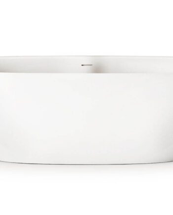 PAA BELLA freistehende Badewanne aus Mineralguss 170x80 cm, glänzend