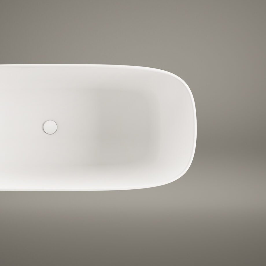 Eraldiseisev kivivann PAA DUNA 150×65 cm, matt Silkstone 8 PAA DUNA freistehende Badewanne aus Silkstone 150x65 cm, matt – 8