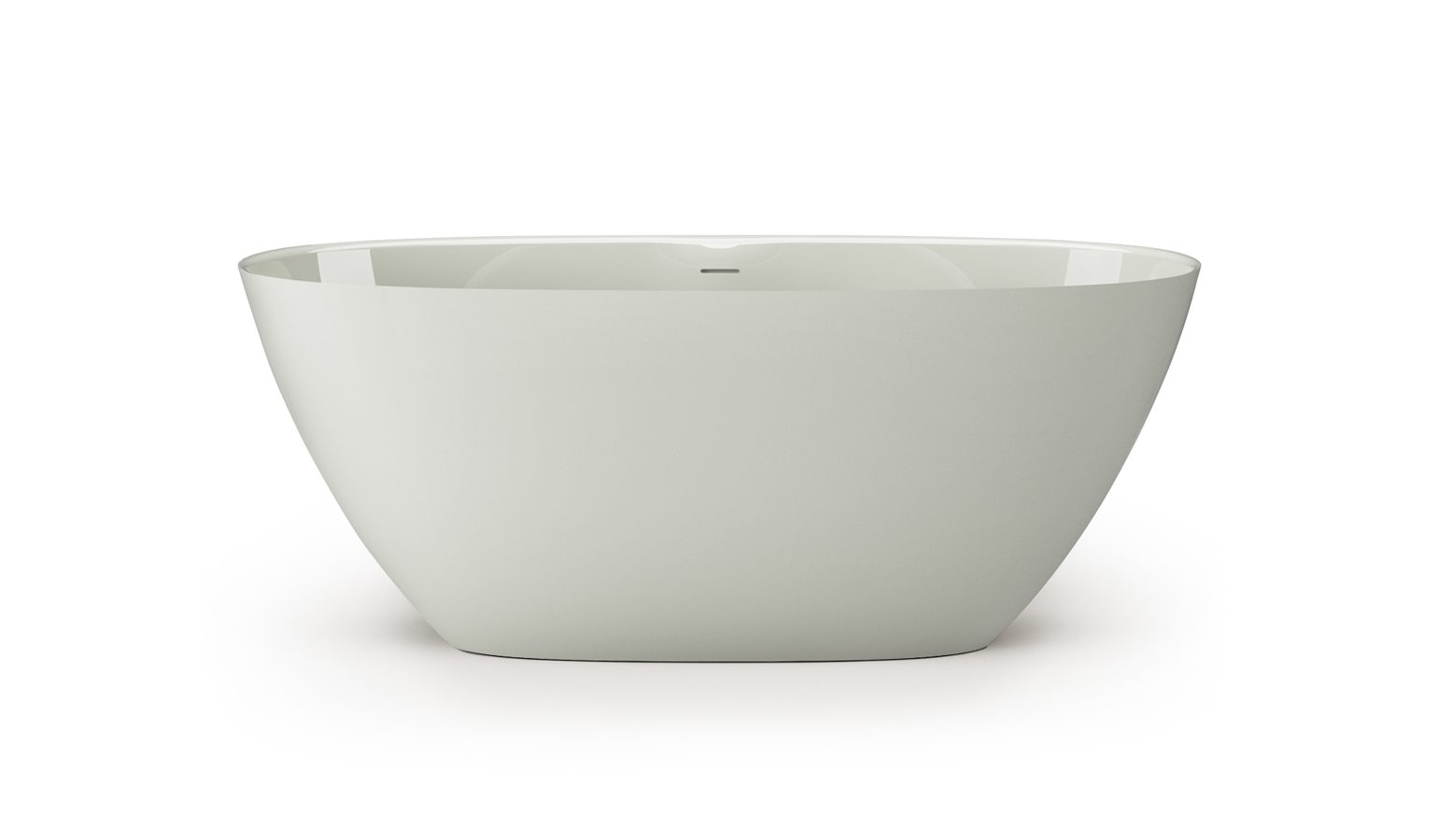 PAA PERLA 160 freistehende Badewanne aus Mineralguss 160x75 cm, glänzend – 4