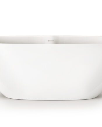 PAA PERLA 175 freistehende Badewanne aus Mineralguss 175x76 cm, glänzend