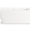 PAA QUADRO CORNER A Eckbadewanne aus Mineralguss 160x75 cm, links, glänzend