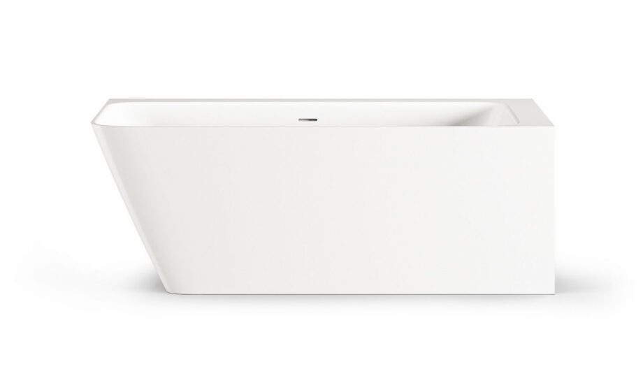PAA QUADRO CORNER A Eckbadewanne aus Mineralguss 160x75 cm, links, glänzend