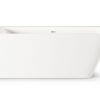Nurgavann PAA QUADRO CORNER D 160×75 cm, parempoolne, läikiv kivimass PAA QUADRO CORNER D Eckbadewanne aus Mineralguss 160x75 cm, rechts, glänzend