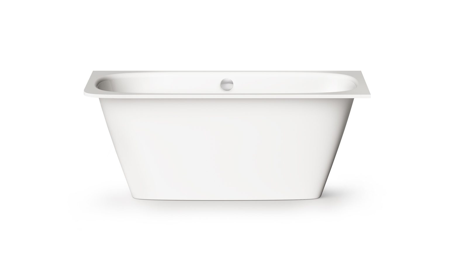 PAA SMART 150 A Einbau-Badewanne aus Mineralguss 150x75 cm, abgerundete Ecke A, glänzend