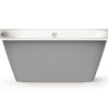 Sisseehitatav kivivann PAA SMART 150 A 150×75 cm, ümar nurk A, läikiv kivimass 6 PAA SMART 150 A Einbau-Badewanne aus Mineralguss 150x75 cm, abgerundete Ecke A, glänzend – 6