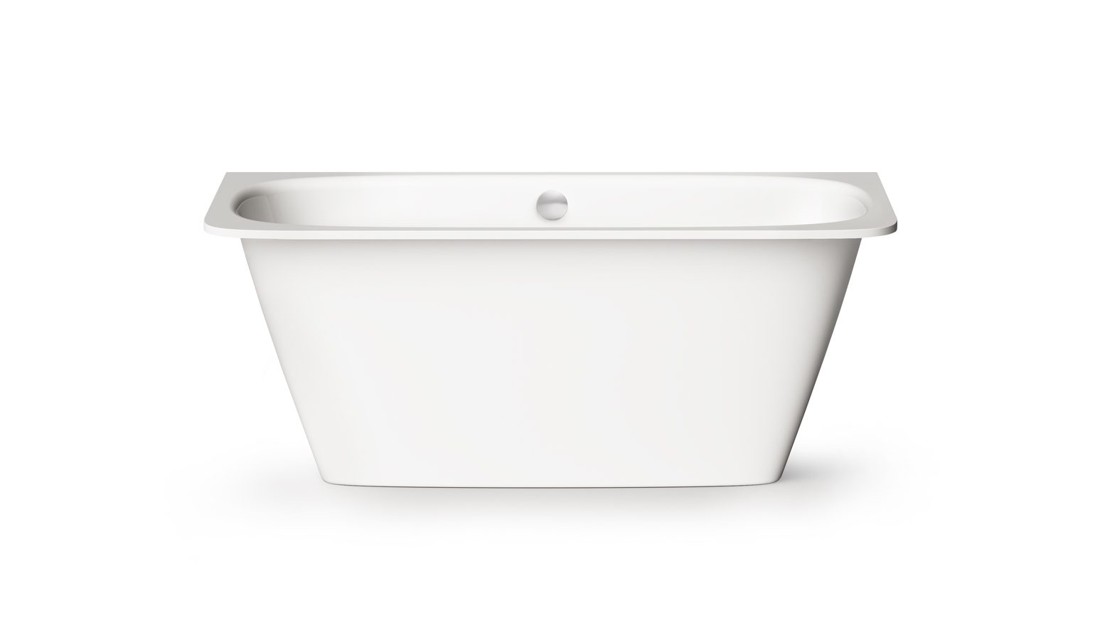 PAA SMART 150 AD Einbau-Badewanne aus Mineralguss 150x75 cm, abgerundete Ecken A und D, glänzend