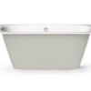 Sisseehitatav kivivann PAA SMART 150 AD 150×75 cm, ümarad nurgad A ja D, läikiv kivimass 7 PAA SMART 150 AD Einbau-Badewanne aus Mineralguss 150x75 cm, abgerundete Ecken A und D, glänzend – 7