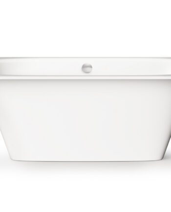 PAA SMART 150 D Einbau-Badewanne aus Mineralguss 150x75 cm, abgerundete Ecke D, glänzend