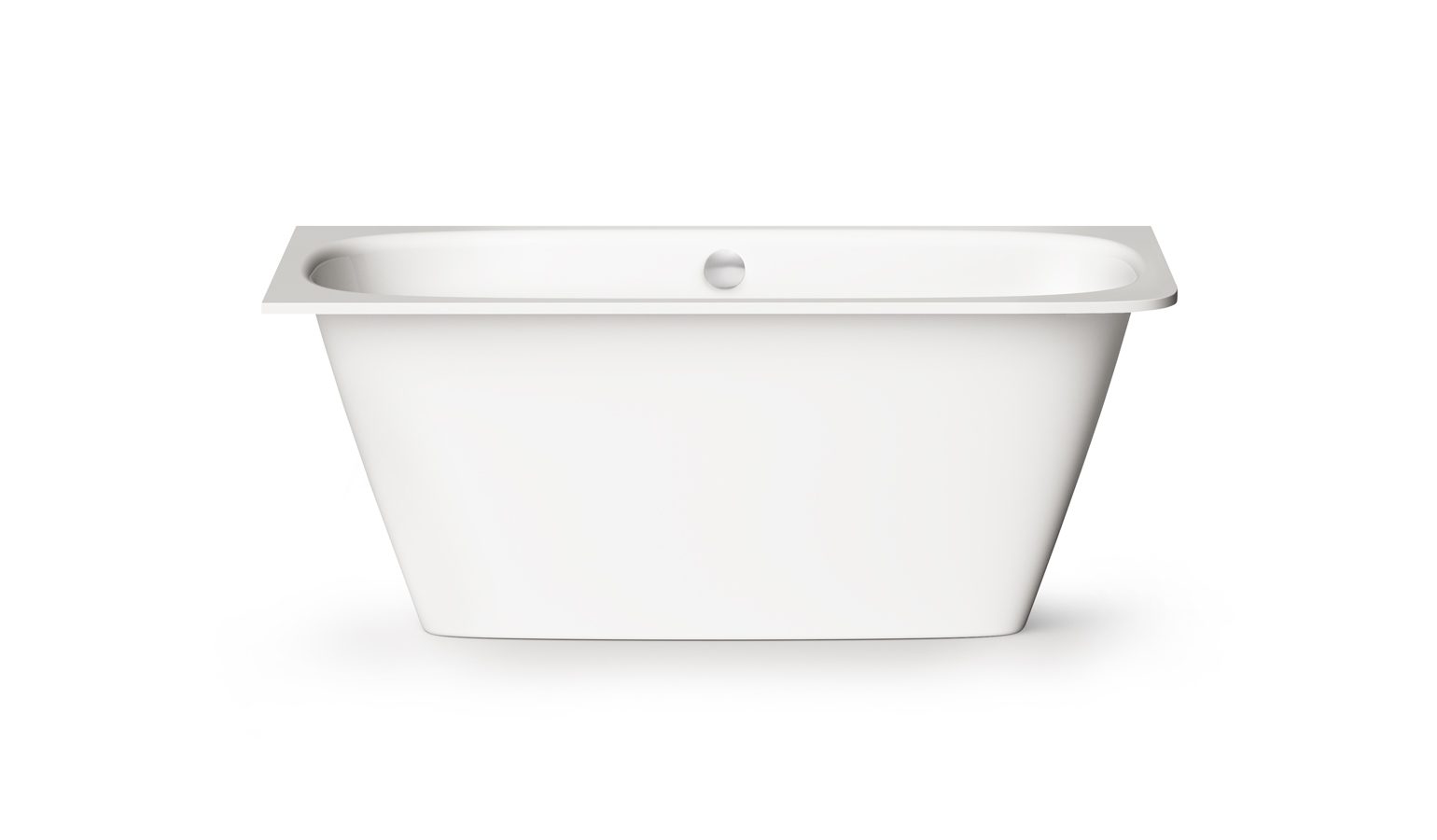 PAA SMART 150 D Einbau-Badewanne aus Mineralguss 150x75 cm, abgerundete Ecke D, glänzend