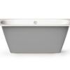 Sisseehitatav kivivann PAA SMART 150 D 150×75 cm, ümar nurk D, läikiv kivimass 6 PAA SMART 150 D Einbau-Badewanne aus Mineralguss 150x75 cm, abgerundete Ecke D, glänzend – 6