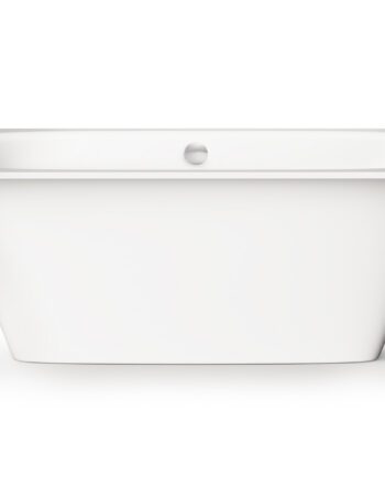 PAA SMART 160 A Einbau-Badewanne aus Mineralguss 160x75 cm, abgerundete Ecke A, glänzend