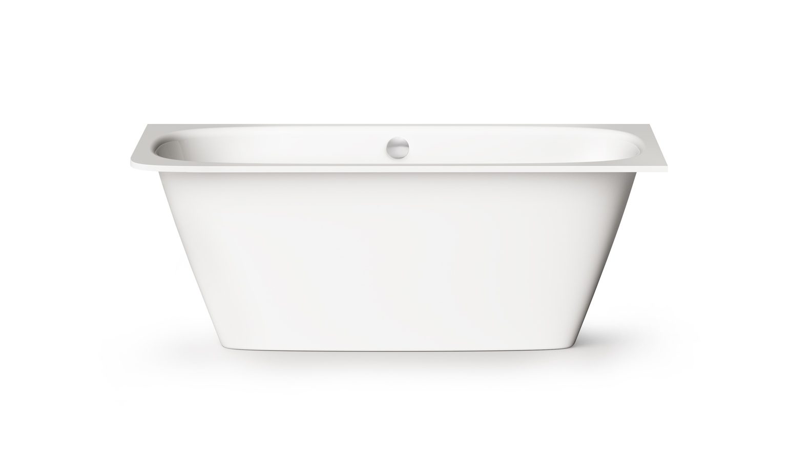 PAA SMART 160 A Einbau-Badewanne aus Mineralguss 160x75 cm, abgerundete Ecke A, glänzend